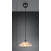 RL Lighting - ELUNA Κρεμαστό Φωτιστικό E27 Μαύρο Ματ με Κεχριμπαρένιο Γυαλί ΚΩΔ.-R36521032 
