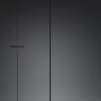 RL Lighting - ELUNA Κρεμαστό Φωτιστικό E27 Μαύρο Ματ με Κεχριμπαρένιο Γυαλί ΚΩΔ.-R36521032 