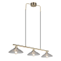 RL Lighting - ELUNA Κρεμαστό Φωτιστικό Οξυντέ με Διάφανο Γυαλί 3xE27 ΚΩΔ.-R36523004