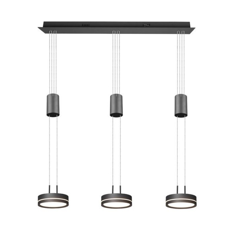 TRIO LIGHTING - Franklin Κρεμαστό φωτιστικό LED Ανθρακί ΚΩΔ.-326510342