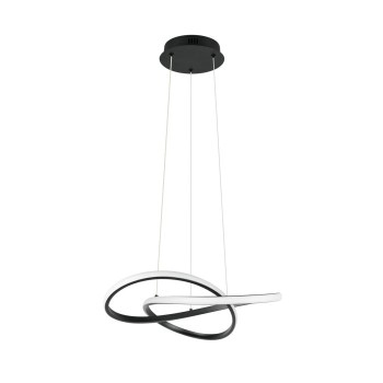 RL Lighting - MANSA Κρεμαστό Φωτιστικό LED 36W 4200lm 4000K Μαύρο Ματ ΚΩΔ.-R33111132