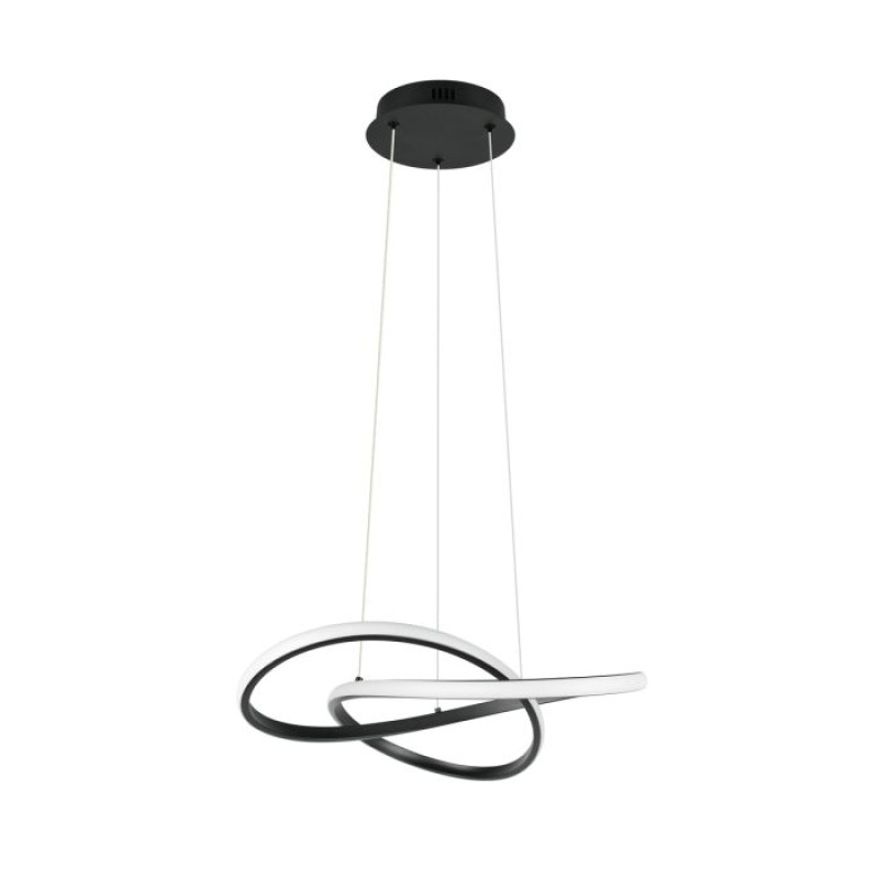 RL Lighting - MANSA Κρεμαστό Φωτιστικό LED 36W 4200lm 4000K Μαύρο Ματ ΚΩΔ.-R33111132