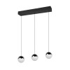 RL Lighting - SENTA Κρεμαστό Φωτιστικό LED 3x5W 2400lm 4000K Μαύρο Ματ ΚΩΔ.-R33553106 