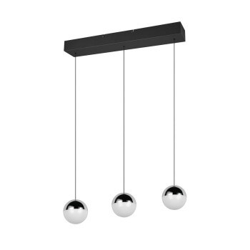 RL Lighting - SENTA Κρεμαστό Φωτιστικό LED 3x5W 2400lm 4000K Μαύρο Ματ ΚΩΔ.-R33553106 