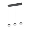 RL Lighting - SENTA Κρεμαστό Φωτιστικό LED 3x5W 2400lm 4000K Ανθρακί ΚΩΔ.-R33553142