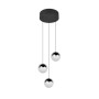 RL Lighting - SENTA Κρεμαστό Φωτιστικό LED 3x5W 2400lm 4000K Μαύρο Ματ ΚΩΔ.- R33553306