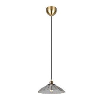RL Lighting - ELUNA Κρεμαστό Φωτιστικό E27 Οξυντέ με Διάφανο Γυαλί ΚΩΔ.-R36521032 
