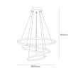 TRIO LIGHTING - Aaron Κρεμαστό φωτιστικό LED 3000 - 6000K ΚΩΔ.-352710342