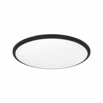 Spotlight - ΠΛΑΦΟΝΙΕΡΑ ΟΡΟΦΗΣ LED 24W 4000Κ ΜΑΥΡΗ ΣΤΡΟΓΓΥΛΗ ΣΤΕΓΑΝΗ