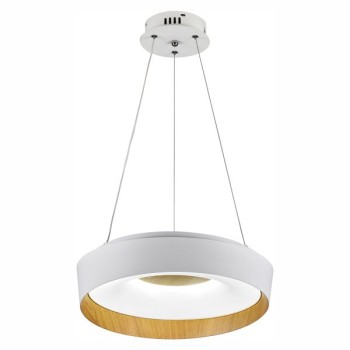 Spotlight - ΠΛΑΦΟΝΙΕΡΑ/ΚΡΕΜΑΣΤΟ  LED CCT 28W 3000K | 4000K | 6000K ΛΕΥΚΟ-ΞΥΛΟ