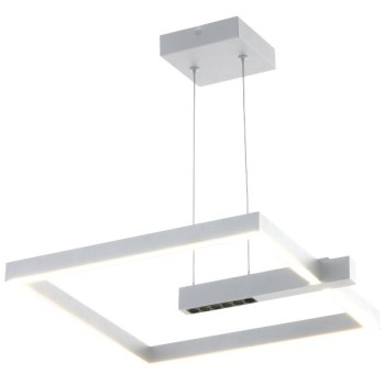Spotlight - ΚΡΕΜΑΣΤΟ ΦΩΤΙΣΤΙΚΟ LED 24W 3000K ΛΕΥΚΟ ΤΕΤΡΑΓΩΝΟ