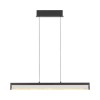 JUST LIGHT.-SPLENDA Κρεμαστό Φωτιστικό LED, Μαύρο, Touch Dimmer, CCT 2700-5000K