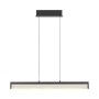 JUST LIGHT.-SPLENDA Κρεμαστό Φωτιστικό LED, Μαύρο, Touch Dimmer, CCT 2700-5000K
