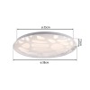 JUST LIGHT.-ART PLAFO Φωτιστικό Οροφής LED, Λευκό, Dimmable, CCT 2700-6500K