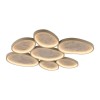 JUST LIGHT.-MOONBRAKER Φωτιστικό Οροφής LED, Sand, 3000K, Dimmable Switchmo
