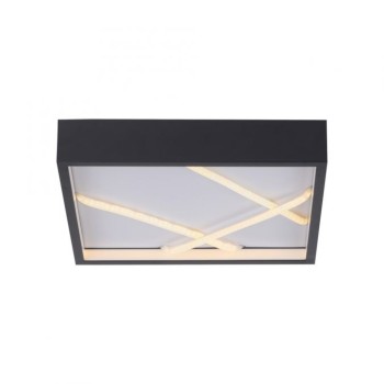 JUST LIGHT.-MIKADO Φωτιστικό οροφής LED, μαύρο ΚΩΔ.-SL14092-18