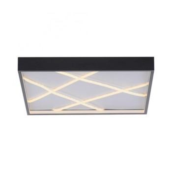 JUST LIGHT.-MIKADO Φωτιστικό οροφής LED, μαύρο ΚΩΔ.-SL14093-18