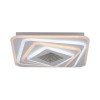 JUST LIGHT.-AKIRA Φωτιστικό Οροφής LED, Λευκό, Τετράγωνο, Εφέ Τούνελ, 3000K/6500K