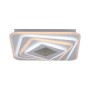 JUST LIGHT.-AKIRA Φωτιστικό Οροφής LED, Λευκό, Τετράγωνο, Εφέ Τούνελ, 3000K/6500K