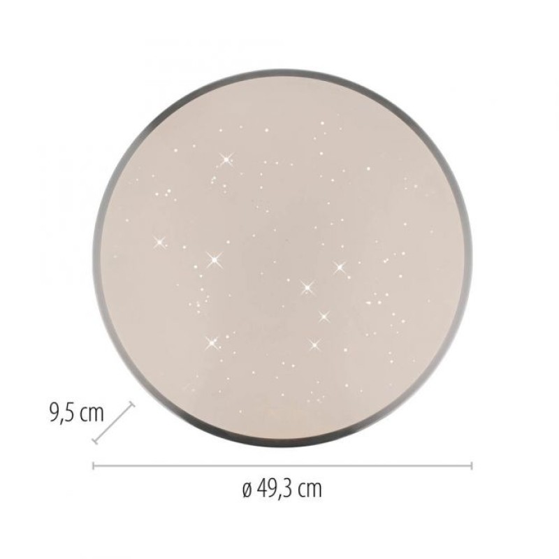 JUST LIGHT.-KYLE Φωτιστικό Οροφής LED, Στρογγυλό, Dimmer & Switchmo, Ø49cm ΚΩΔ.-SL14295-55