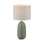 JUST LIGHT.-PINE Επιτραπέζιο Φωτιστικό E14, Πράσινο, Λευκό Υφασμάτινο Καπέλο E14