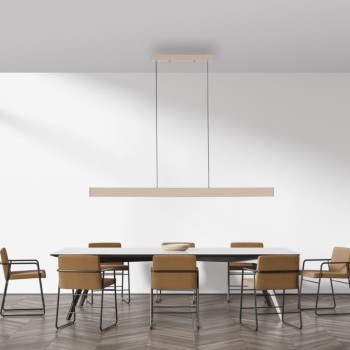 JUST LIGHT.-ADINA Κρεμαστό Φωτιστικό LED, Μαύρο, 3000K Up-Down