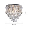JUST LIGHT.-KULUNKA Φωτιστικό Οροφής 4xG9, χρωμίου με κρυστάλλινα διακοσμητικά ΚΩΔ.-SL15063-17