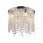 JUST LIGHT.-KULUNKA Φωτιστικό Οροφής 4xG9, Χρωμίου με Μακριές Κρυστάλλινες Αλυσίδες ΚΩΔ.-SL15064-17