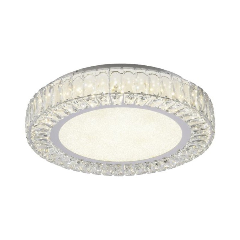 JUST LIGHT.-KULUNKA Φωτιστικό Οροφής LED 50cm, Κρύσταλλο, 4000K