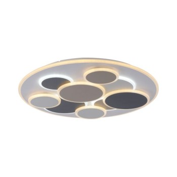JUST LIGHT.-MODENA Φωτιστικό Οροφής LED, Στρογγυλό, Multicolor, Dimmable, CCT 3000-6500K, με Μνήμη