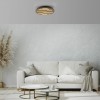 JUST LIGHT.-AKUSTIK Φωτιστικό Οροφής LED, Στρογγυλό με Φυσικό Ξύλο Δρυός & Ακουστικό Πάνελ, 3000K ΚΩΔ.-SL15592-79