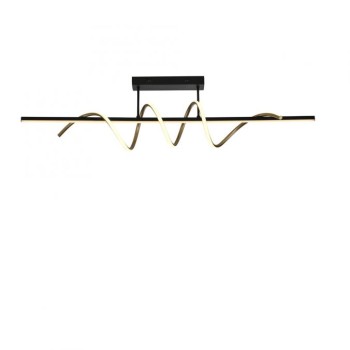 JUST LIGHT.-EMANDA Φωτιστικό οροφής LED, μαύρο ΚΩΔ.-SL19112-68