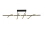 JUST LIGHT.-EMANDA Φωτιστικό οροφής LED, μαύρο ΚΩΔ.-SL19112-68