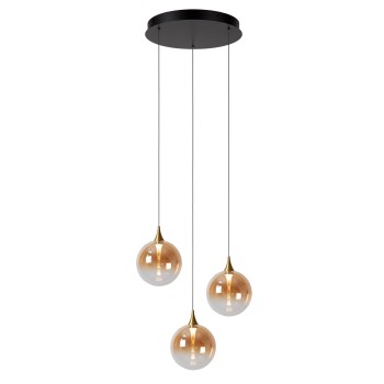 Lucide - GISELA Κρεμαστό Φωτιστικό LED, Μελί-Μαύρο Ματ, 2700 K