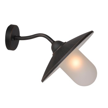 Lucide - ARUBA Επιτοίχιο Φωτιστικό E27 IP44 Σκουριά Χαλκού (Rusty)
