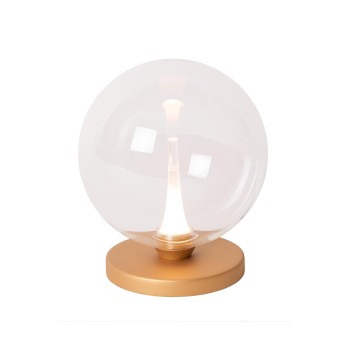 Lucide - GISELA Επιτραπέζιο Φωτιστικό LED, Διάφανο-Μαύρο Ματ, 2700 K