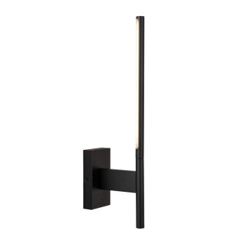 Lucide - FINAN Επιτοίχιο Φωτιστικό LED, Μαύρο Ματ-Λευκό, 2700 K
