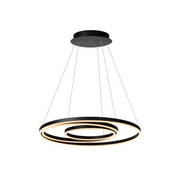 Lucide - TRINITI Κρεμαστό Φωτιστικό LED, Μαύρο Ματ-Λευκό, 3000 K