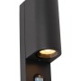 Lucide ZARO IR - Προβολέας τοίχου - 2xGU10 - IP65 - Μαύρο
