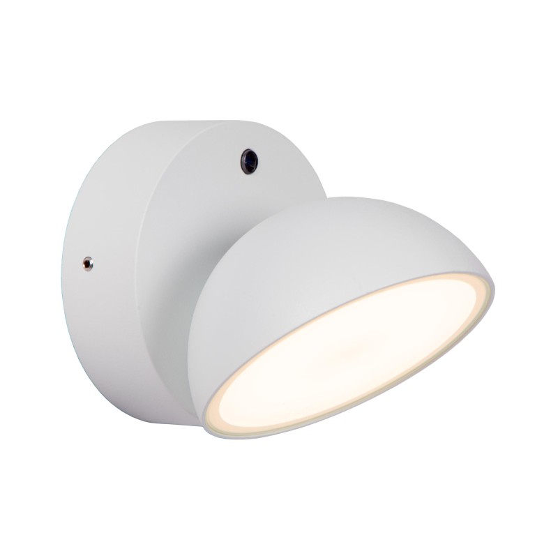 Lucide FINN - Φωτιστικό τοίχου LED - 1x12W 3000K - IP54 - Λευκό