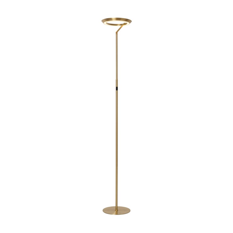Lucide CELESTE - Φωτιστικό δαπέδου - Ø 28 cm - LED - 1x21W 2700K - Ματ χρυσό