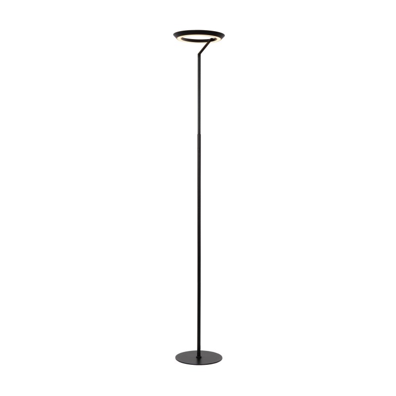 Lucide CELESTE Φωτιστικό δαπέδου - Ø 28 cm - LED - 1x21W 2700K - Μαύρο