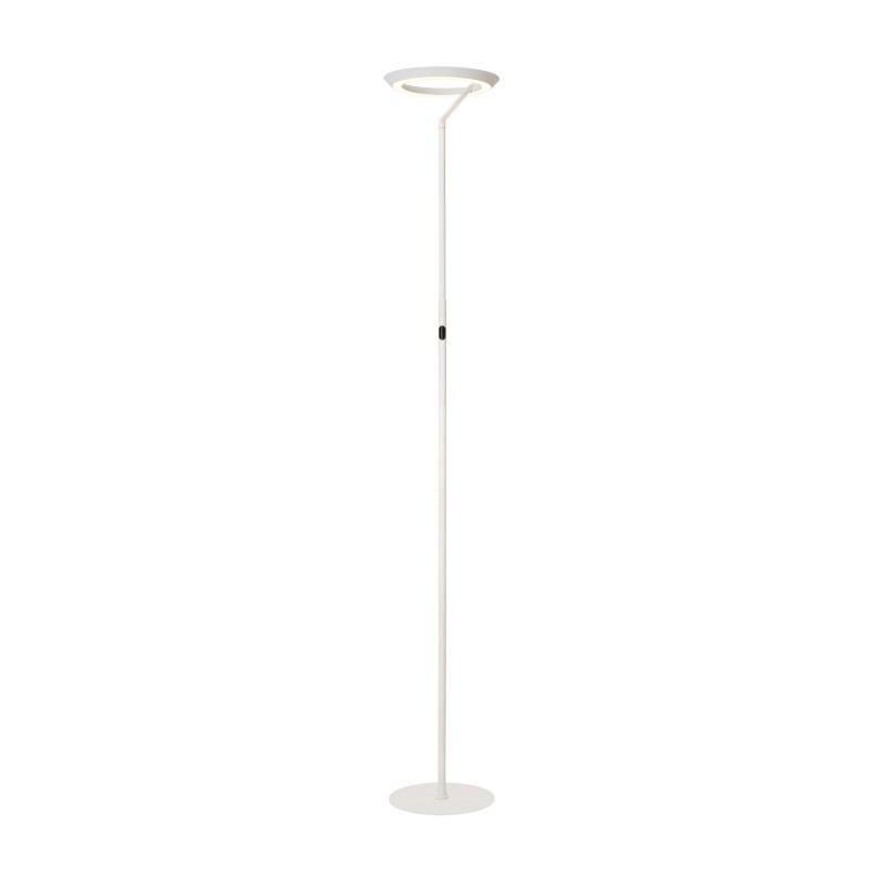Lucide CELESTE - Φωτιστικό δαπέδου - Ø 28 cm - LED - 1x21W 2700K - Λευκό