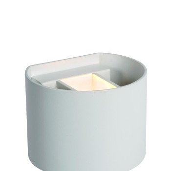 Lucide - AXI Επιτοίχιο Φωτιστικό LED, Λευκό (White) 2700 K