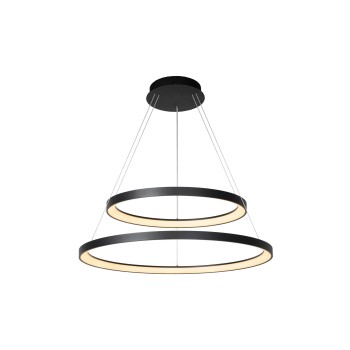 Lucide - VIDAL Κρεμαστό Φωτιστικό LED, Μαύρο Ματ-Λευκό, 2700 K