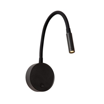 Lucide - ASJA Επιτοίχια Φωτιστικό LED, Μαύρο Ματ (Black Mat) 2700 K