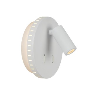Lucide - BENTJER Επιτοίχιο Φωτιστικό LED, Λευκό (White) 3000 K