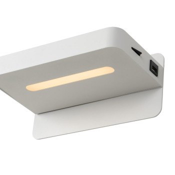 Lucide - ATKIN Επιτοίχιο Φωτιστικό LED, Λευκό (White) 3000 K