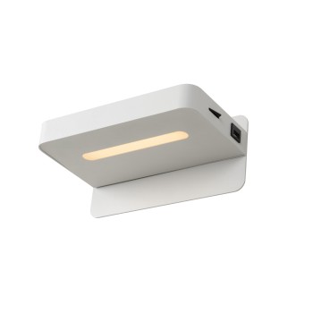 Lucide - ATKIN Επιτοίχιο Φωτιστικό LED, Λευκό (White) 3000 K