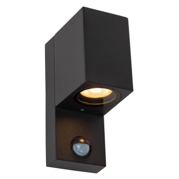 Lucide ZARO IR - Προβολέας τοίχου - 1xGU10 - IP65 - Μαύρο